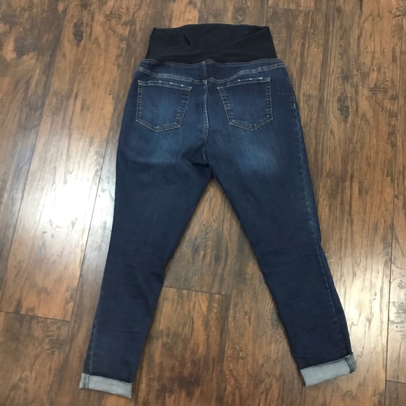 Lot of 3 maternity jeans distressed size 8 - Picture 10 of 14